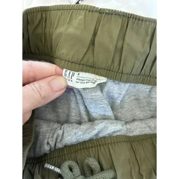 Gap Lined Cargo Pull On Nylon Jogger Style Pants - Picture 8 of 9